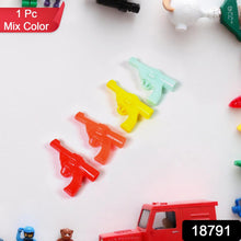 Gun Shape Pencil Top For Kids Office, Small Gun Toy (1 Pc / Mix Colour & Design) - justgrabit.in | Just Grab It