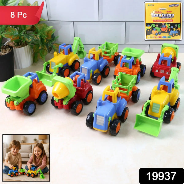 Funwoods Itsy Bitsy Construction Vehicle Toy Set for Kids - (8 Pc) - justgrabit.in | Just Grab It
