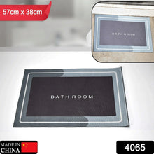 Square Bathroom mat Water Absorbent mats Diatomite Door Mat Anti - Slip Bath Mat Quick Drying Absorbent mat for Home, Kitchen (57x38cm) - justgrabit.in | Just Grab It