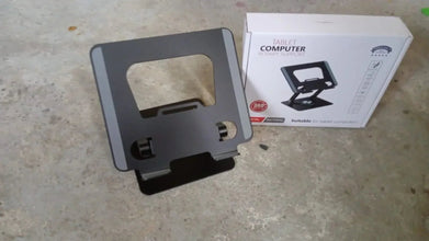 Aluminum Alloy 360°Rotating Bracket, Adjustable Laptop Stand, Portable Foldable Ergonomic Laptop Support - Justgrabit Inc.
