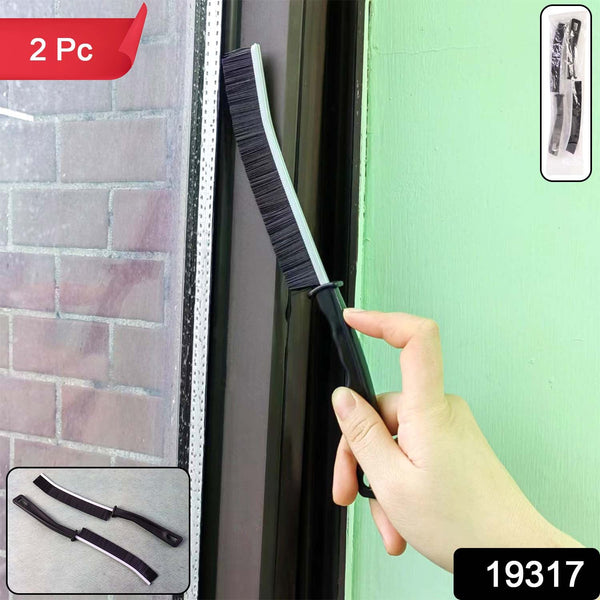 Long Handle Corner Cleaning Brush (2 Pc Set) - justgrabit.in | Just Grab It