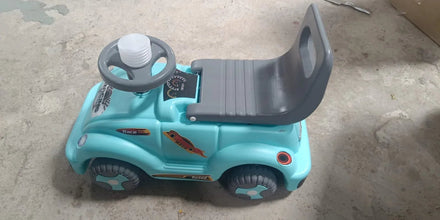 Kids City Ride - On Push Car – Backrest & Musical Horn for Toddlers (Boys & Girls) - justgrabit.in | Just Grab It
