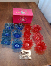Reflection Diya Combo Plastic Candle Cup with Multi Shape, Diwali (12 Pcs Set) - justgrabit.in | Just Grab It