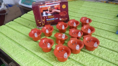 Water Sensor Diyas for Diwali Decoration, Diwali (12 Pcs Set) - justgrabit.in | Just Grab It