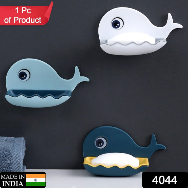 Fish Shape Wall - Mounted Double Layer Soap Holder for Bathroom & Kitchen - justgrabit.in | Just Grab It