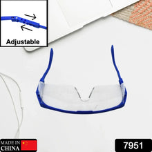 Safety Glasses Dust Wind Proof Eye Glasses UV Protection, Safety Goggles Eyewear Adjustable clear shooting eye protection eyewear clear glasses for men women lab goggles over glasses - justgrabit.in | Just Grab It