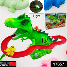 Children Electric Tracks Climb Stair Dinosaur Toys Glowing With Sound Kid Toy Animals Model Interactive Toys - Justgrabit Inc.
