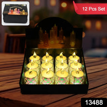 Festive Lighting for Any Occasion: 12 Pack LED Tealight Candles, Diwali - justgrabit.in | Just Grab It