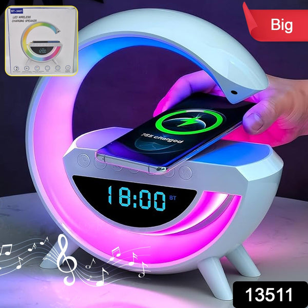 G Lamp Speaker - 3 - in - 1 Bluetooth Speaker with Fast Wireless Charging (1 Pc) - justgrabit.in | Just Grab It