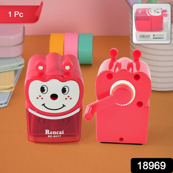 Cartoon Shaped Sharpener for Kids – Animal Shaped Pencil Sharpener (1 Pc) - justgrabit.in | Just Grab It