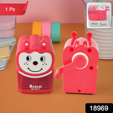 Cartoon Shaped Sharpener for Kids – Animal Shaped Pencil Sharpener (1 Pc) - justgrabit.in | Just Grab It