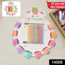Hair Clips & Hairband for Girls Kids Hair Accessories (22 Pcs Set / Mix Design) - justgrabit.in | Just Grab It