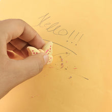 Butterfly Shape Eraser Rubber (25 Pc / Mix Colour & Design) - justgrabit.in | Just Grab It