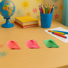 Shankh Shape Eraser Rubber (20 Pc / Mix Colour & Design) - justgrabit.in | Just Grab It