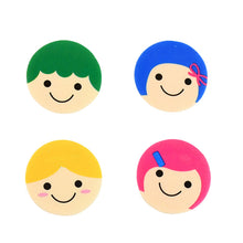 Cute Cartoon Face Erasers for School & Stationery Use (4 Pc) - justgrabit.in | Just Grab It
