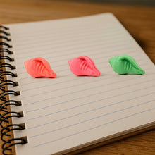 Shankh Shape Eraser Rubber (20 Pc / Mix Colour & Design) - justgrabit.in | Just Grab It
