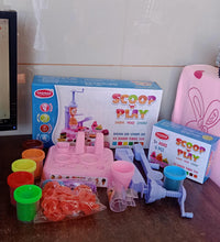 Scoop Play Set, Color Dough for Kids Play Toys, Ice Cream Maker Machine (36 Pcs Set) - justgrabit.in | Just Grab It