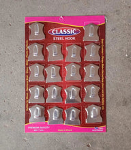 18 - Piece Stainless Steel Wall Hooks: Organize Your Home Effortlessly - Justgrabit Inc.