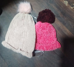 Soft Winter Cap, Woolen Inside Fur Beanie Cap (1 Pc / Mix Design & Color) - justgrabit.in | Just Grab It