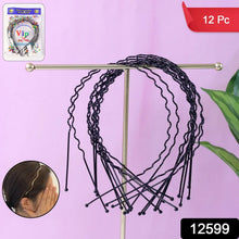 Premium Metal Wave Hair Bands for Men & Women (12 Pc) - justgrabit.in | Just Grab It