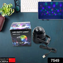 DJ Light Party Disco Light for Home Party, Led Disco Ball Colors Pattern & Modes Dancing Light for Room Rotating Bulb Magic Lights for Diwali, Wedding Holiday Party, Party Gift Kids Birthday - Justgrabit Inc.