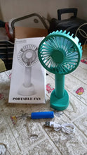 Portable Handheld Fan With 3 Speeds Battery Operated Fan Rechargeable Multi Colors As Base Phone Holder Fan (Battery Included) - Justgrabit Inc.