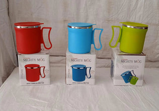 300ml Stainless Steel Mug: Insulated, Leakproof Lid, Hot/Cold Drinks (Mix Color) - Justgrabit Inc.