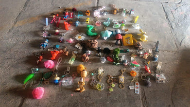 Mix Design & Size Keychain - Durable & Stylish Accessory (1 Pc / Mix Color) - Justgrabit Inc.