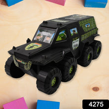 Big Military 8 - Wheel Plastic Car Toy (1 Pc) - justgrabit.in | Just Grab It