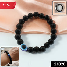 Elegant Dual - Tone Crystal Beaded Stretch Bracelet (1 Pc) - justgrabit.in | Just Grab It
