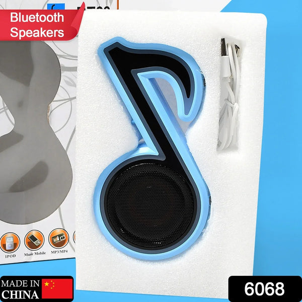 Mini Portable Music Note Shape Speaker Subwoofer Colorful Musical Note LED Lighting Sound For Creatives Gift Computer Phone Sound Equipment Bluetooth speaker (Media Player) - justgrabit.in | Just Grab It