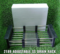 Stainless Steel Expandable Kitchen Sink Dish Drainer - Justgrabit Inc.