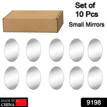 SMALL OVAL FRAME LESS MIRROR WALL STICKER FOR DRESSING - Justgrabit Inc.