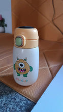 Stainless Steel Single Wall Insulated Flip Lid Kids Water Bottle (300 ML Approx) - Justgrabit Inc.
