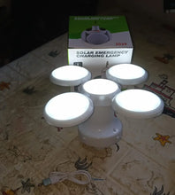 Solar Multi - Functional Emergency LED Light – USB Rechargeable, 5 Modes, Foldable, SOS & IP65 Waterproof - Justgrabit Inc.