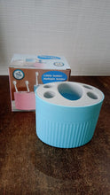 Multipurpose Bathroom Toothbrush and Utility Holder Stand with Multiple Slots (1 Pc) - justgrabit.in | Just Grab It