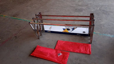 Stainless Steel Wall - Mounted Folding Clothes Drying Rack - Justgrabit Inc.