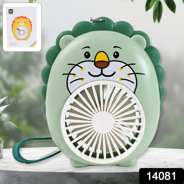 Cartoon USB Handheld Fan Portable Outdoor Mini Desktop Office Fan - justgrabit.in | Just Grab It
