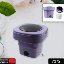 Mini Washing Machine Foldable Mini Washer with Drain Basket Portable Washing Machine Foldable for Laundry Travel Camping RV Baby Clothes - Justgrabit Inc.