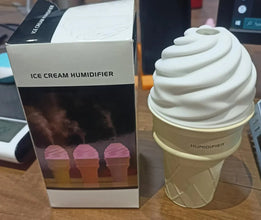 Ice Cream Cone Shape Air Freshener Humidifier (1Pc / Cream Color) - Justgrabit Inc.