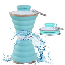 Silicone Collapsible Water Bottle for Camping & Sports (BPA Free, Leak Proof) - justgrabit.in | Just Grab It