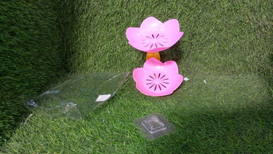 Double Layer Flower Self Draining Soap Dish Holder, Bathroom Shower Soap Holder Dish Storage Plate Tray for Bathroom, Kitchen, Bathtub - justgrabit.in | Just Grab It