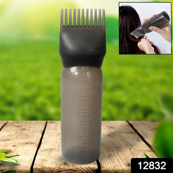 Comb Applicator Bottle, Hair Oil Applicator Bottle for Hair Dye Bottle Applicator Brush with Graduated Scale, Professional Brush Applicator Comb Hairdressing Coloring Styling Tool (1 Pc), Hair accessories - Justgrabit Inc.