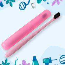 Soft Toothbrush With Toothbrush Cover Cleaner Scraper for Men and Women, Kids, Adults Plastic Toothbrush Cover / Case / Holder (1 Pc / Mix Color) - Justgrabit Inc.