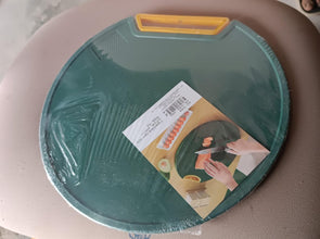 Round Multipurpose 32x32 cm Anti - Slip Cutting Boar (1 Pc) - justgrabit.in | Just Grab It