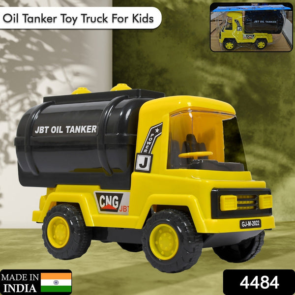 Big Heavy Duty Unbreakable Toy Truck with Sound | Friction Powered Oil - Water Tanker - justgrabit.in | Just Grab It