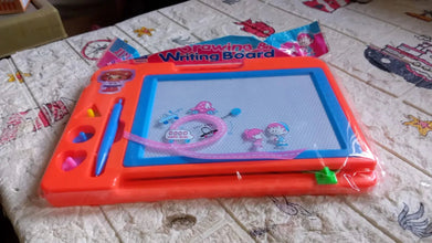 Children Magic Slate Pen Doodle Pad Erasable Drawing Easy Reading Writing Learning Graffiti Board Kids Gift Toy Magnetic Painting Sketch Pad for Baby Children (1 Pc Mix Color) - Justgrabit Inc.