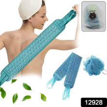 Bath Shower Scrubber Set – Dual - Sided Loofah Sponge & Bath Brush for Deep Clean (2 Pcs) - Justgrabit Inc.