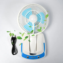 PORTABLE LED LIGHT WITH MINI FAN - YJ 5570 (Battery Not Include) - Justgrabit Inc.