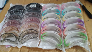 Plastic Hair Clamp Grip, Simple Matte Hair Barrette Clamp (12 Pc) - justgrabit.in | Just Grab It